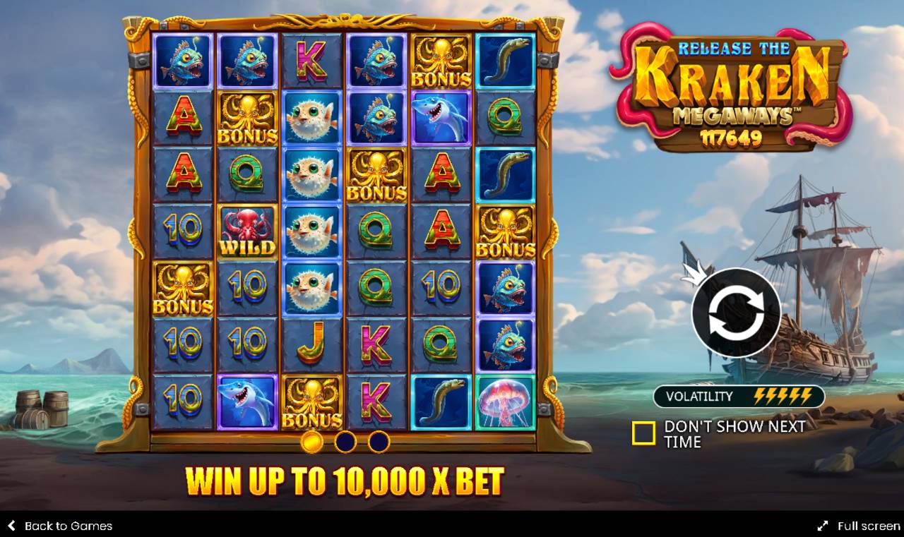 Release The Kraken Megaways (Pragmatic Play) Image 1